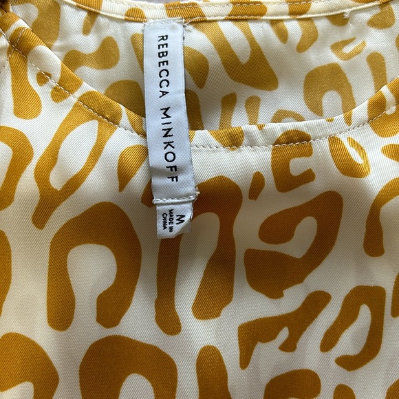 NWOT Rebecca Minkoff Angelina leopard blouse. - Picture 6 of 7
